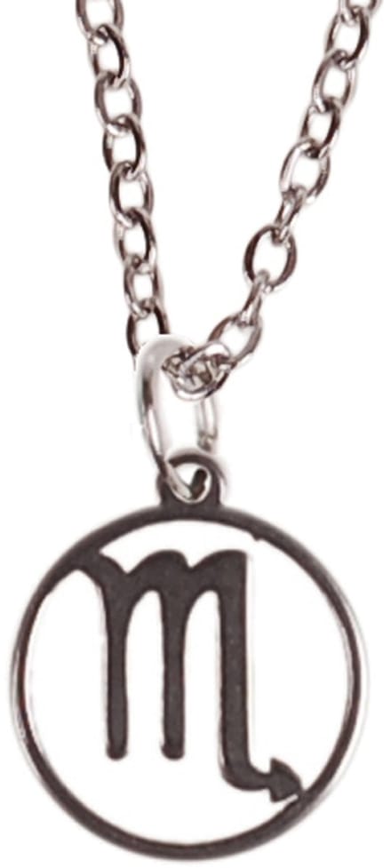 Ketting Zilverkleurig 55cm - Hangertje Sterrenbeeld RVS - Schorpioen
