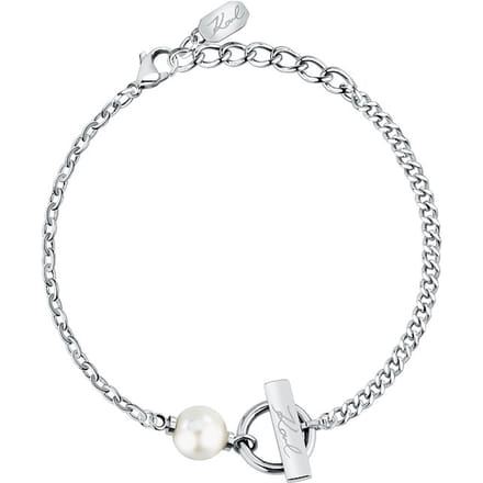 Karl Lagerfeld - KLAYR07 - Armband - Dames - PEARL - 17+3 cm