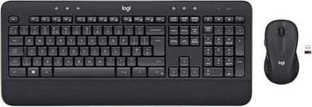 Logitech MK545 Advanced - Toetsenbord en muis Combo draadloos - Qwerty UK - USB 2.0 - zwart