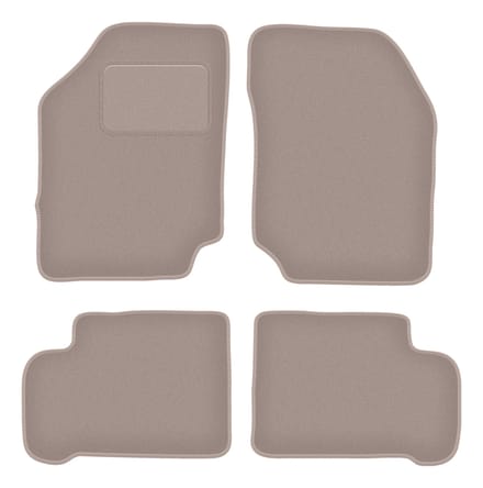 Beige veloursmatten voor: Nissan 100NX coupé, targa (1990-1995)