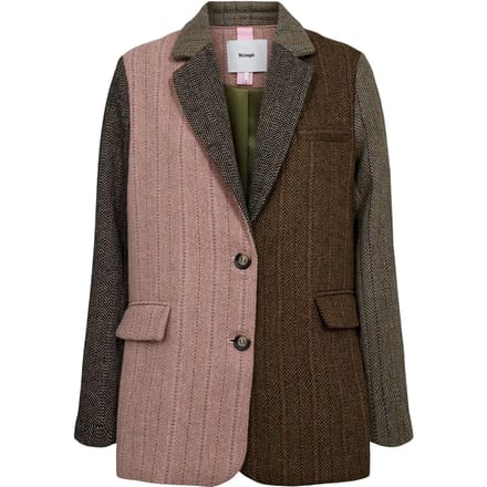 Vrouwenblazer met chevronpatroon Nümph Nuavey