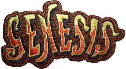 Genesis - Classic Logo Patch - Oranje/Bruin
