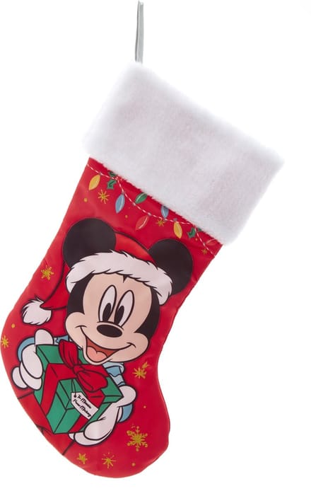 Kerstsok - 19" mickey present
