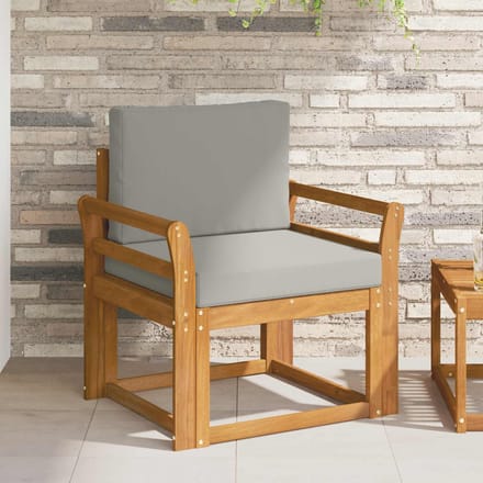 vidaXL - Buitensofa - Massief - Acacia - Hout - en - Polyester