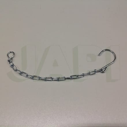 Borgketting 250mm haak/haak