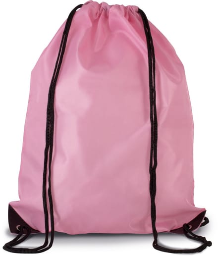 Kimood Rugzak met draagkoordjes KI0104 - Dark Pink - One size