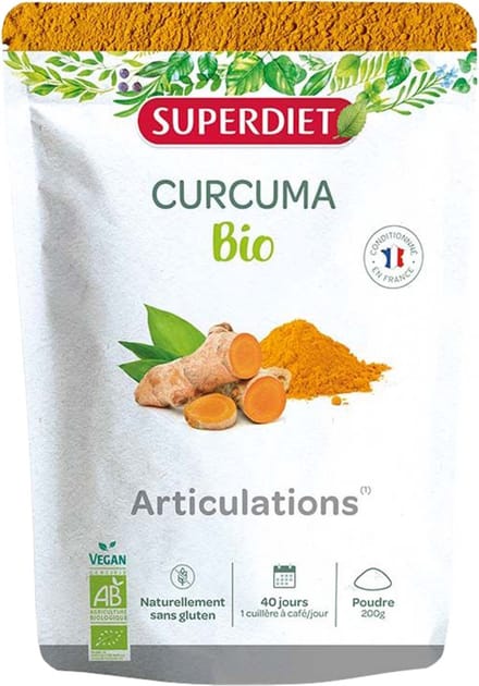 Superdiet Kurkuma Biologisch 200 g