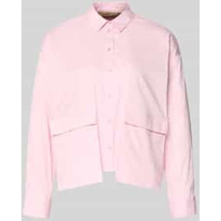 regular fit blouse met klepzakken