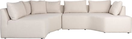 Zuiver Prosper Hoekbank Links Sand/ Off-white