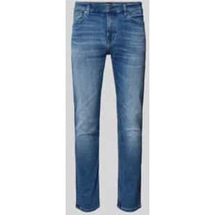 Slim fit jeans van katoenmix, model 'DELAWARE'