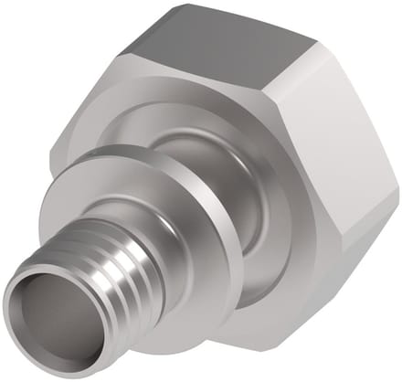 TECE TECEflex Euroconuskoppeling 3/4 Dimensie 16 met Flex persaansl. vernikkeld, 7136161