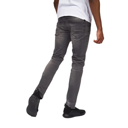 Crosshatch Heren Svelte Stretch Jeans (Grijs wasgoed)