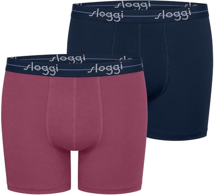 sloggi Langer Boxer Blue Start