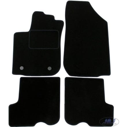 J&J AUTOMOTIVE | Tapis De Sol Noir Velours Sur Mesure Pour Dacia Sandero Stepway 2012-2020 noir