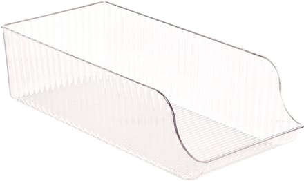 5Five Opbergbakje voor koelkast voor blikjes - 17x36x10cm - Transparant