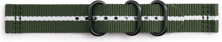 Samsung Nylon bandje - Samsung Gear Sport - groen/wit