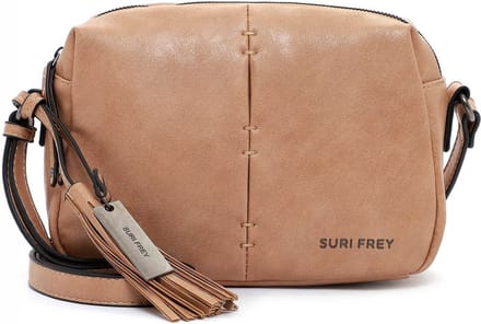 SURI FREY Schoudertas Livy Crossover Bag Sand Lichtbruin