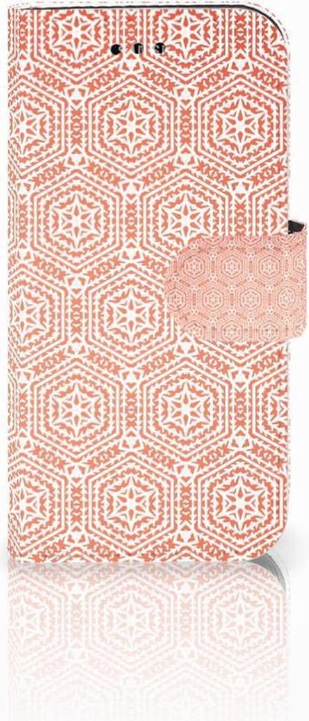 Samsung Galaxy A3 2017 Telefoon Hoesje Pattern Orange