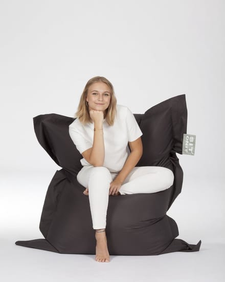 Zitzak Dark Grey 165x135  Sit On It ....and Joy !!