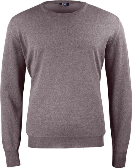 Cutter & Buck Kennewick Crewneck Heren 355406 - Nougat Mélange - L