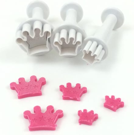 Dekofee Mini Plungers Kronen set/3