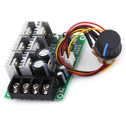 DC10 55V 40A Borstelmotor Snelheidsregelaar Gouverneur Overbelastingsbeveiligingsbord