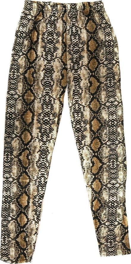 Legging Slang - Bruin - Volwassenen - One Size Elastisch