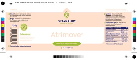 Vitakruid Artrimove Glucosamine Complex - 2 x 90 tabletten - Voordeelverpakking