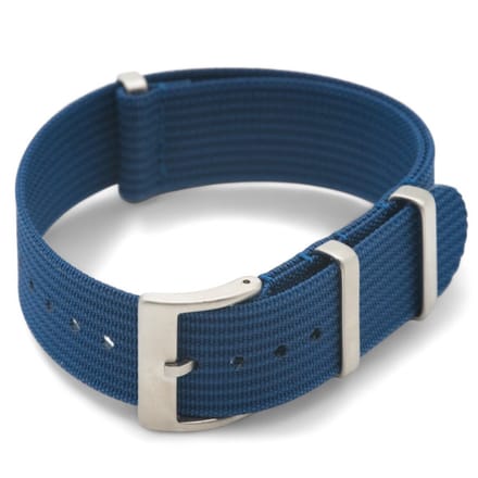 Watch Mates - Premium NATO Strap - Nylon - Blauw - 20 mm - Gratis Tool & Pushpins