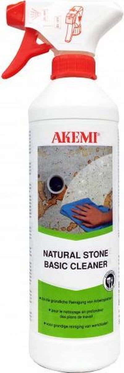Akemi - Natural Stone Basic Cleaner - 500 ml - steenreiniger  - voor een grondige reiniging van werkbladen