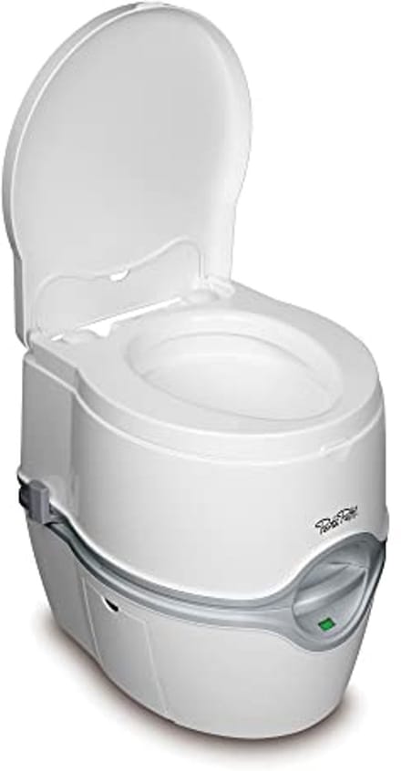 Draagbaar Toilet met Elektrische Spoeling - Modern en Comfortabel