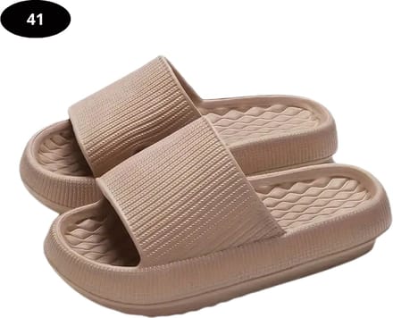Nivard Badslippers Dames - Comfortabel - Flip Flops - Sauna - Zomer - Beige - Maat 41