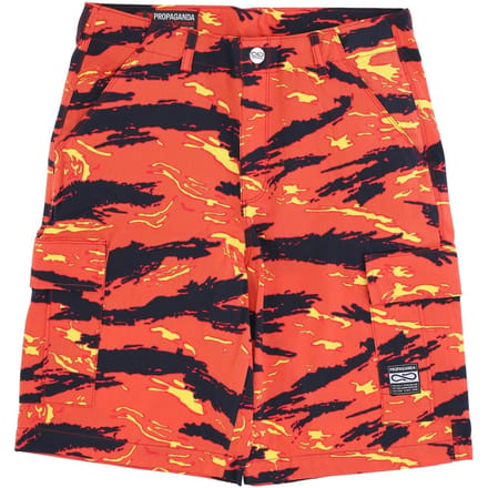 Robber Cargo Camo Shorts Herenshort Oranje