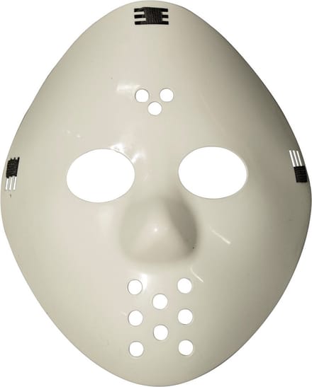 Masker - The silence of the Lambs - wit 2 stuks