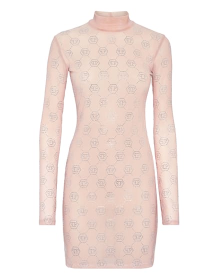 Shirt Dress Monogram Strass