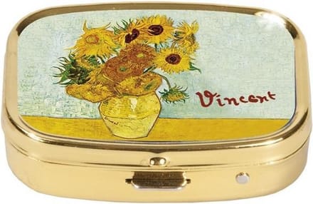 Pillendoosje Vincent van Gogh Zonnebloemen