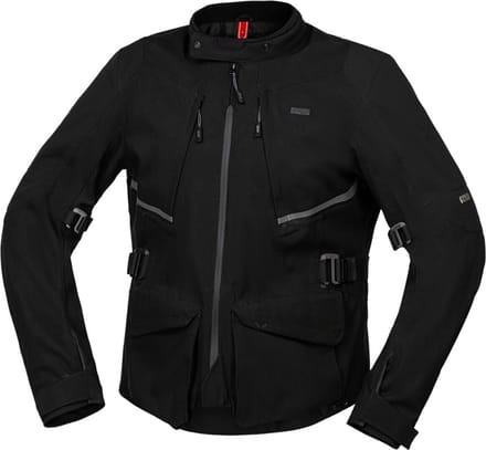 IXS Tourster-STX 1.0 Waterdichte Zwart Textiele Motorjas - Jas