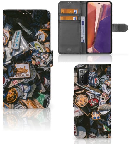 Samsung Galaxy Note 20 Telefoonhoesje met foto Badges