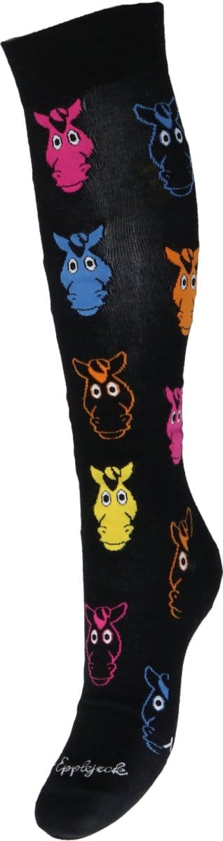 Epplejeck Sokken Epplejeck Ejcrazy Horse Zwart