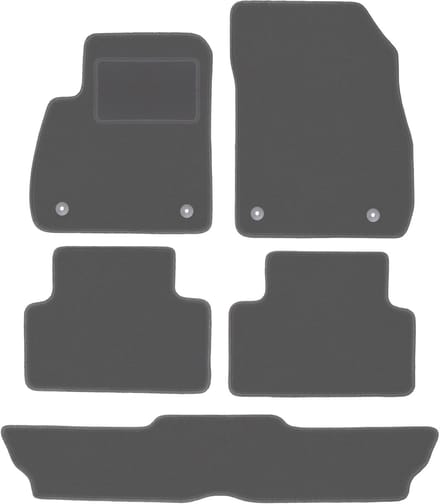 Grafiet automatten voor: Opel Zafira C 7-zits (2012-2019)