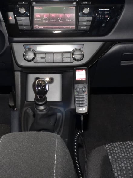 Houder - Toyota Corolla 2014-2015 Kleur: Zwart
