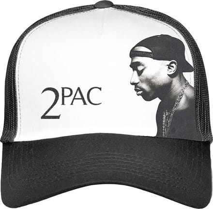 Tupac - Profile Photo Trucker pet - Zwart/Wit