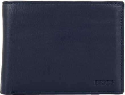 BRIC'S Leren Portemonnee Bernina Wallet Ocean Blue Donkerblauw