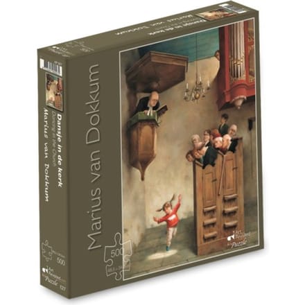 Marius Van Dokkum - Dansje In De Kerk - Puzzel 500 Stukjes