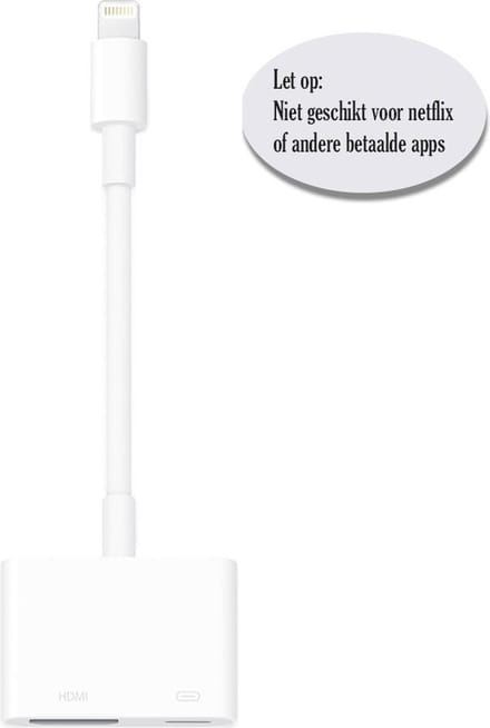 Lightning Digital AV Adapter - HDMI naar lightning kabel