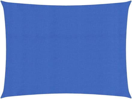 vidaXL - Zonnezeil - 160 - g/m² - 2,5x3 - m - HDPE - blauw