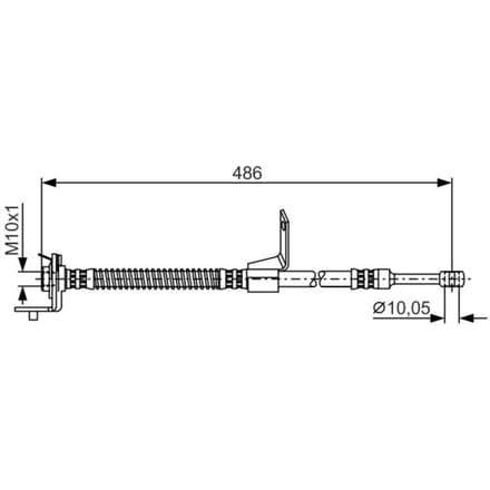 Remleiding BOSCH 1 987 481 372