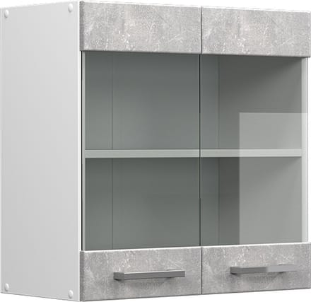 Vicco R-Line Glazen keukenkast – 60 cm Beton