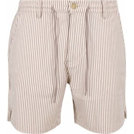 Korte Broek Vanguard Relaxed Short Stripes Beige