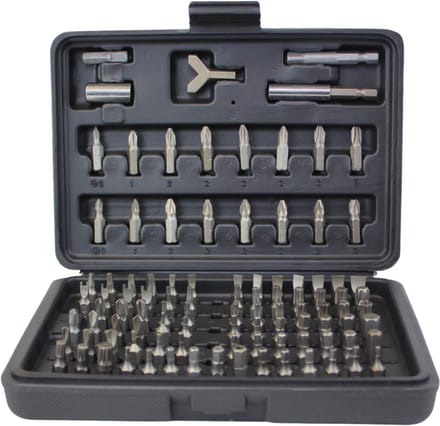C-Line Marine - Schroefbitset - schroefbits - 100-delige set - bitset in doos - schroevendraaier bits - gereedschap set